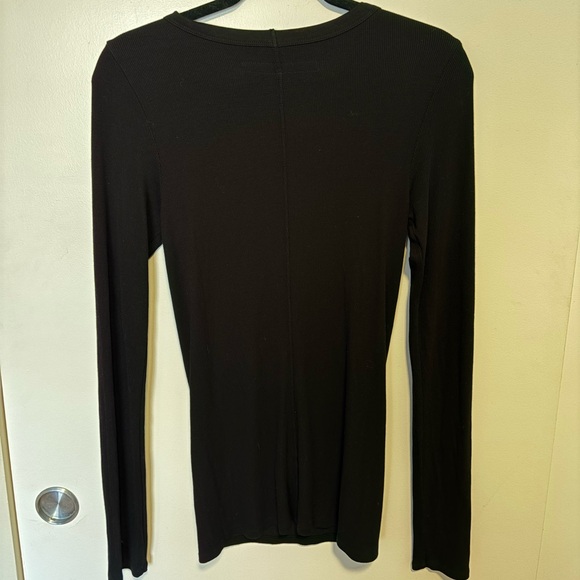 Enza Costa Silk Rib Essential Crew Long Sleeve - Picture 6 of 6